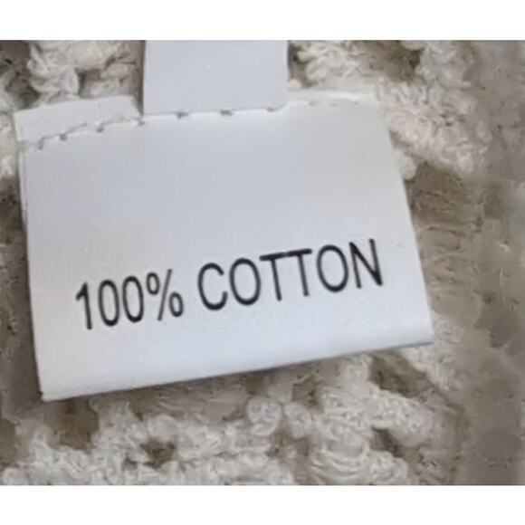 Cream Crochet Women's Swim Cover Up Dress Backless Vacation Beach Cruise Pool - Picture 7 of 7